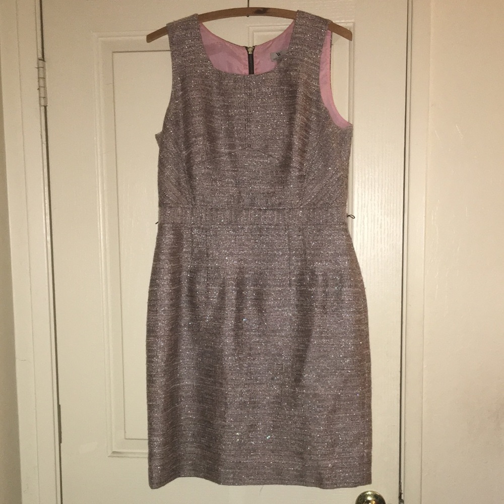 Beautiful metallic pink work dress